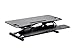 Monoprice Sit-Stand Riser Workstation Desk Converter Large - Black (37.4 x 15.7in) Table Top for Dual Display, Height Adjustable 4.2