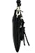 Isabelle Functional Multi Pocket Crossbody Bag (Black)