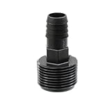 Swing Pipe Barb x MPT Coupling Adapter. Thread: 3/4