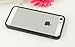 Black Hot Bumper Skin Case With Crystal Clear Back Cover for iPhone 5 5G