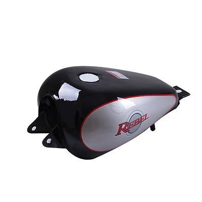 TCMT 3.4 gallons Fuel Gas Tank Fits For Honda CMX250 CMX 250 Rebel 1996 1997 1998 1999 2000 2001 2002 2003 2004 2005 2006 2007 2008 2009 2010 2011 2012 2013 2014