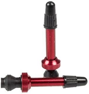 Superlight Alloy Speed Evolution Tubeless Tire Valve Stem 38mm Red /pr