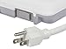Monoprice Power & Surge - 12 Outlet Surge Protector Power Strip with 2 Built In 2.1A USB Charger Ports - 6 Feet - White | Cord UL Rated, 4, 230 Joules with Grounded and Protected Light Indicator
