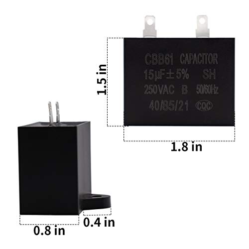 W10613606 Refrigerator Compressor Start Relay and Capacitor Compatible