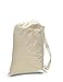 BagzDepot Heavy Weight 100% Thick 12oz. Canvas Laundry Travel Garment Bags - Luggage Totes - Drawstring Bags - with Shoulder Strap