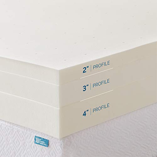 LUCID Topper 2 Inch Ventilated Memory Foam Mattress, King Pricepulse