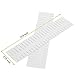 12 Pcs Plastic DIY Grid Drawer Divider Household Necessities Storage Thickening Housing Spacer Sub-Grid Finishing Shelves for Home Tidy Closet Stationary Socks Underwear Scarves Organizer (White)