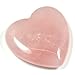 1” Rose Quartz Heart Crystal, Healing Stone for Heart Chakra and Positive Energy, Rose Quartz Crystal Heart Shape, Love Heart Crystal