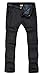 TBMPOY Men's Lightweight Hiking Pants with Belt 5 Zip Pockets Waterproof Quick-Dry Travel Fishing Work Outdoor Pants