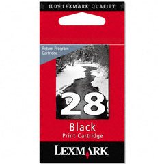 Lexmark 18C1428 28 X2500 X2550 X5070 X5320 X5410 X5495 Z845 Z1300 Z1310 Z1320 Ink Cartridge (Black) in Retail Packaging