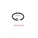 Honbay 5PCS Fashion Rhinestone Nose Ring Stainless Steel Nose Ring Fake Nose Ring Non-Piercing Nose Ring