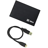 HWAYO 2.5'' 1TB Ultra Slim Portable External Hard Drive USB3.0 HDD Storage for PC / Desktop / Laptop / MacBook / Chromebook / Xbox One (Black)