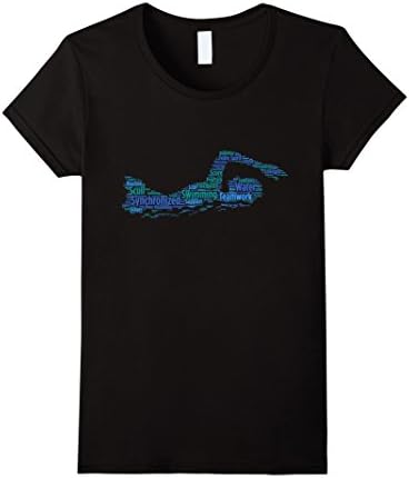 Womens Synchronized Swimming - Cool T-Shirt Medium Black