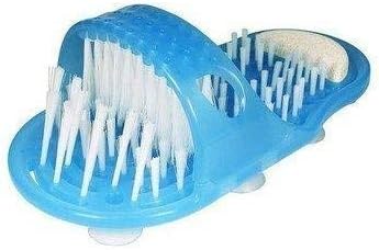 KBF Blue Waterproof Foot Cleaner Shower Slipper- (Medium)