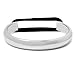 Ashley Bridget Cuff Bracelet Jewelry Bangle Hair Tie Holder with Gift Box - (Silver Plated)
