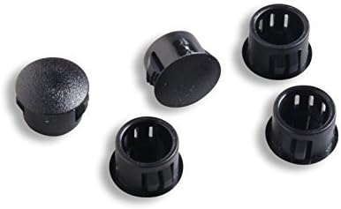 CapPlugs MBPF-3/4 0.75 inch Locking Black Plastic Body and Sheet Metal Hole Plug Qty 50 PDR Paintless Dent Repair