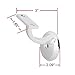 Design House Door Accessories 202630 Jumbo Hand Rail Bracket, Polished Brass