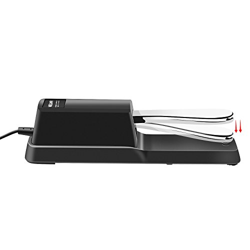 NEUMA Universal Sustain Pedal with Polarity Switch for Digital Electronic Piano Keyboard Yamaha, Roland, Casio, Korg etc.