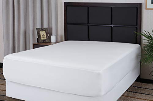 Guardmax Waterproof Mattress Protector - Hypoallergenic Fitted Cover, Noiseless and Breathable - Queen Size (60x80) - Skirt Stretches to 18! - Thumbnail 7