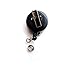 Thin Blue Line Nurse Badge Reel Retractable ID Badge Holder (Thin Blue Line Flag Badge)