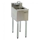 Stainless Steel Single One Compartment Under Bar