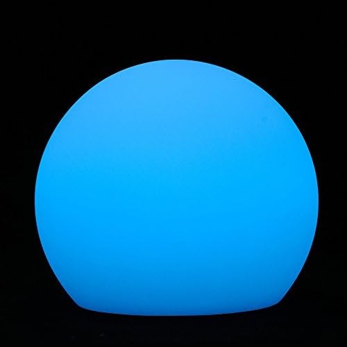 LED Color Changing Floating Light Balls,waterproof Corldless with RGB Remote Controller,White,9.5 Inches
