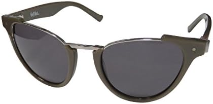 Grey Ant Black Pearl Womens/Ladies Cat Eye Full-rim 100% UVA &amp; UVB Lenses Spring Hinges Sunglasses/Shades (51-20-140, Taupe / Silver)