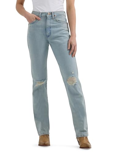 Wrangler Women’s Cowboy Cut High Rise Slim Fit Tapered Leg Jean, Vintage