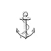 Vintage Anchor Temporary Tattoo (Set of 2)