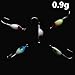 Krazywolf 45 Pieces Glow in Dark Ice Fishing Jig Kit