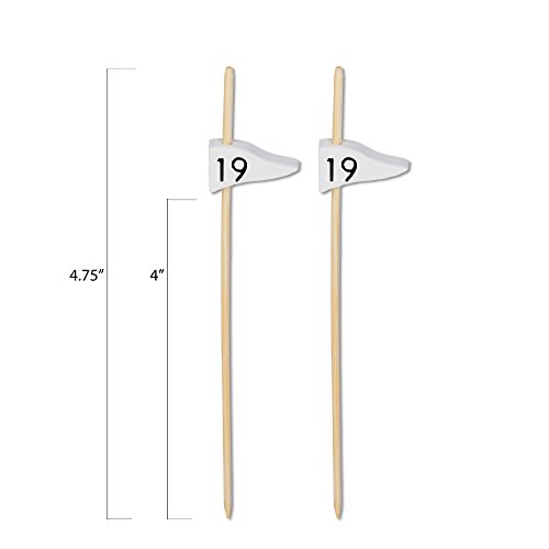 19th Hole Golf Appetizer or Sandwich Picks/Swizzle Stick - 4 3/4" - 100ct