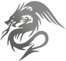 Dragon Car Window Vinyl Sticker Tribal Decal - By SCA ART