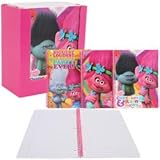 Dreamworks Trolls Notebook Display is ideal for taking notes on a single school subject-3 Pack