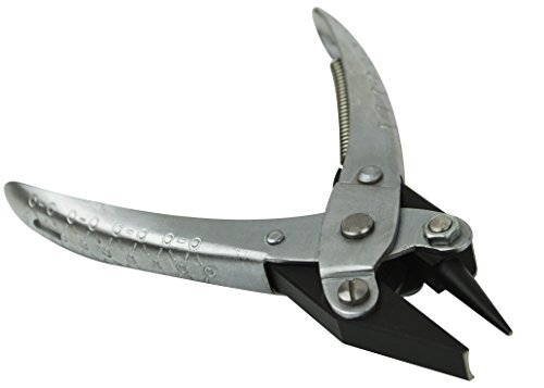 140 mm Round and Concave Parallel Action Pliers w/ Spring Jewelry Making Wiring Metal Forming Tool