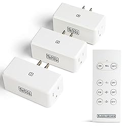 BLACK+DECKER Wireless Remote-Control Outlet, Pack