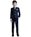 YuanLu Boys Colorful Formal Suits 5 Piece Slim Fit Dresswear Suit Set
