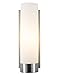 Linea di Liara Elina Brushed Nickel Wall Sconce Frosted Glass Shade Modern Sconces Wall Lighting Fixture Bathroom Sconce Vanity Wall Sconce and Wall Lamp for Living Room, UL Listed