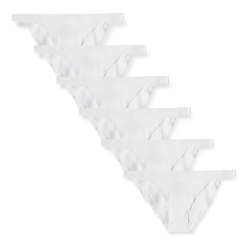 Amazon Essentials Women's Cotton Jersey Thong Underwear Pack of 6