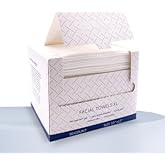 Disposable Face Towel, XL 100% Cotton Ultra-Soft for Sensitive-Skin Facial Wipes Cleansing Towels, Odor-Free, Makeup Remover Cloths for Travel, Home Hand Dry Wipe(50 Count)