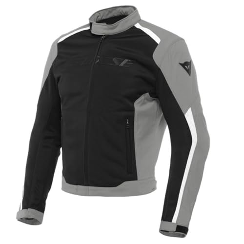 Dainese Hydraflux 2 Air D-Dry Jacket, Waterproof Motorcycle Jacket, Men, Black/Charcoal-Gray, 56
