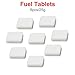 FUNEW Fuel Tablets Solid Hexamine Tablets Military Smokeless 8 x 25g(Total 200g), Individually Packaged Portable, Perfect for BBQ Fire Starter, Backpacking, Camp Cooking, Hiking Trip, Emergency Prep