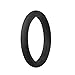 beilove Thin and Stackable Silicone Wedding Ring for Women,Singles,4 & 6 Packs,Black,Turquoise,White,Gold