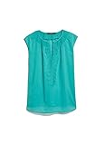 Violeta By Mango Women's Ethnic Embroidery Blouse, Turquoise, 14