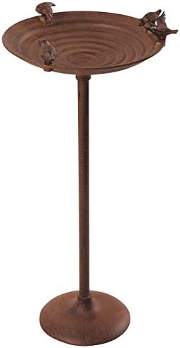 Esschert Design USA FB91 Cast Iron Standing Birdbath
