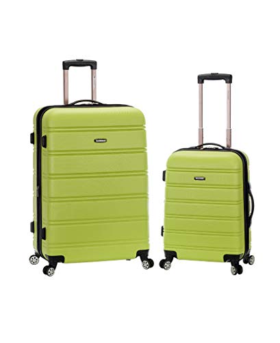 Rockland 20", 28" 2pc Expandable Abs Spinner Set, Lime