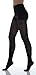 BriteLeafs Sheer Compression Pantyhose 20-30 mmHg, Firm Support, Closed Toe (Large, Black)