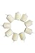 Enlightened Ambience Patchouli Pine Scented Ivory Votive Candles 10 Pack