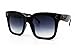 O2 Eyewear 7222 Premium Oversize XXL Women Men Mirror Havana Tilda Shadow Style Fashion Sunglasses (BLACK, TILDA HAVANA)