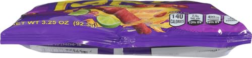 TAKIS FUEGO, HOT CHILI PEPPER & LIME FLAVORED EXTREME SPICY ROLLED TORTILLA CHIPS SNACK SIZE BAG
