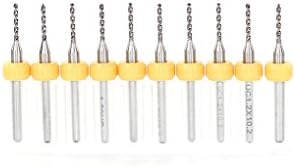 Xuchuan 10Pcs PCB Print Circuit Board Carbide Micro Drill Bits 1.2mm